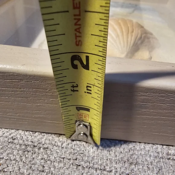 Vtg Figi Graphics Sand Piper Handmade Paper Shadow Box WS Seashell Beach FRIENDS - Picture 11 of 12